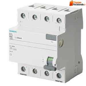 Siemens - 5SV4344-0 4X40A 30mA Kaçak Akım Rölesi